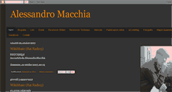 Desktop Screenshot of alessandromacchia.com